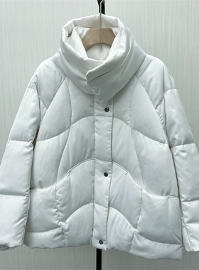 fei●2025冬季新品 短款羽绒服女立领面包服加厚保暖外套8053