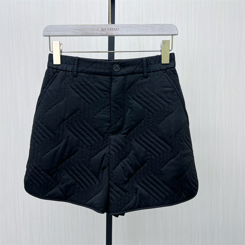 S●2025冬季新品 夹棉短裤女高腰显瘦宽松百搭通勤靴裤阔腿裤200