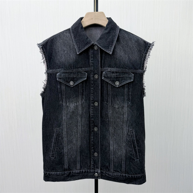 彩●2026春季新品 牛仔马甲女工装背心外套宽松休闲无袖夹克303,女装/女士精品,马夹,淘宝优惠券,粉丝福利购,淘宝优惠卷