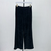 2025冬季 新品 灯芯绒阔腿裤 司 女高腰显瘦休闲直筒加厚长裤 0610