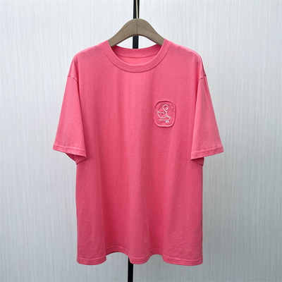 fei●2025夏季新品 印花短袖T恤女宽松休闲百搭显瘦打底上衣6247