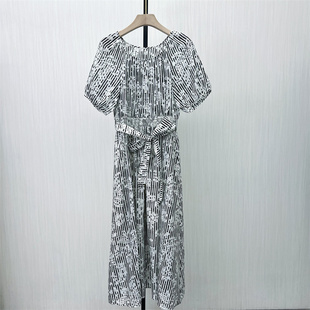 恩●2025夏季新品 法式连衣裙女气质显瘦小清新a字长裙茶歇裙337