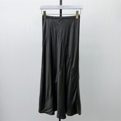 S●2026夏季新品 醋纤半身裙女高腰显瘦长款气质垂感a字裙157