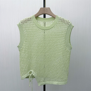 针织马甲女宽松休闲百搭外穿无袖 新品 坎肩上衣1558 2026春季 香