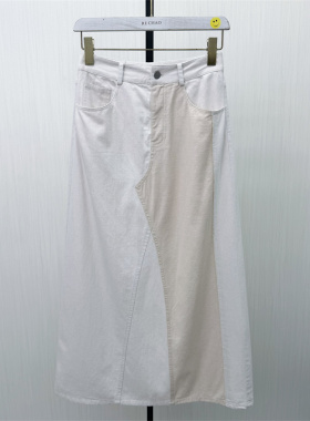 fei●2026春季新品 牛仔半身裙女高腰显瘦休闲百搭直筒长裙5184