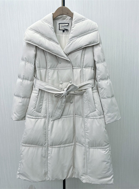 良月●2025冬季新品 羽绒服女时尚长款宽松加厚保暖鸭绒外套2174