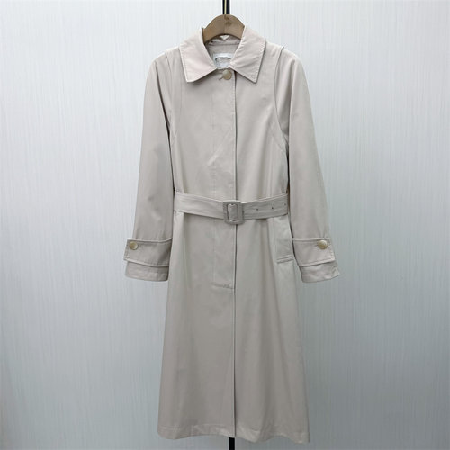 fei●2026春季新品 风衣外套女宽松长款英伦风休闲通勤大衣5195