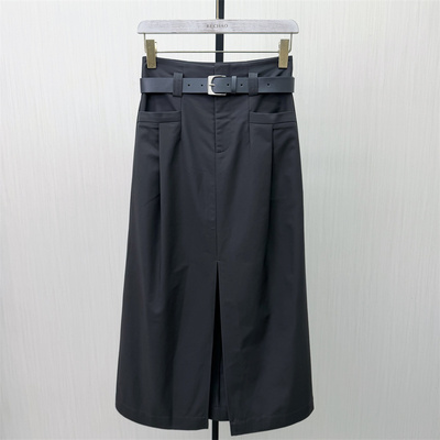 迪●2026春季新品 直筒半身裙女高腰显瘦休闲通勤百搭长裙1807