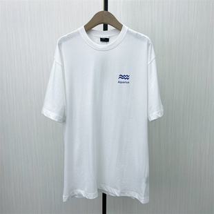 中性款 新 字母印花短袖 t恤男夏季 男生上衣 折扣 宽松半袖 2024春装