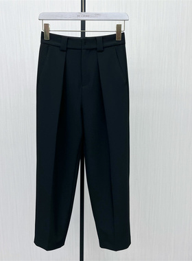 fei●2025秋季新品 西装哈伦裤女高腰显瘦宽松休闲通勤长裤7025