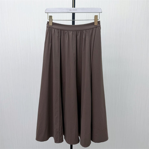 恩●2026夏季新品 伞裙半身裙女高腰显瘦气质百搭大摆a字长裙918