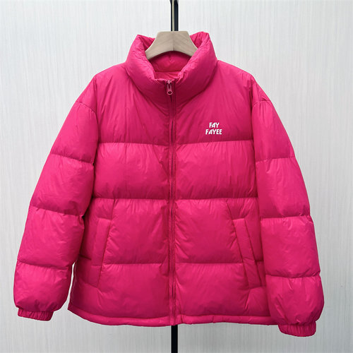 fei●2025冬季新品 短款羽绒服女立领面包服加厚保暖外套8030