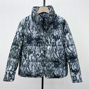 短款 新品 立领羽绒服女宽松休闲加厚保暖外套0020 2025冬季 司