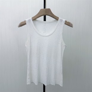 恩●2026夏季新品 短款针织背心女修身显瘦打底内搭吊带上衣977