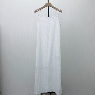 吊带连衣裙女修身 法式 新品 显瘦气质内搭a字长裙123 2026夏季