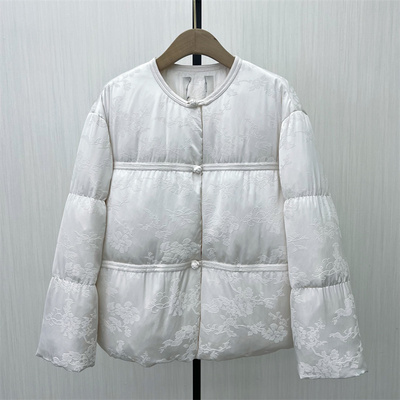 KA●2025冬季新品 国风盘扣羽绒服女气质新中式短款鸭绒外套6952