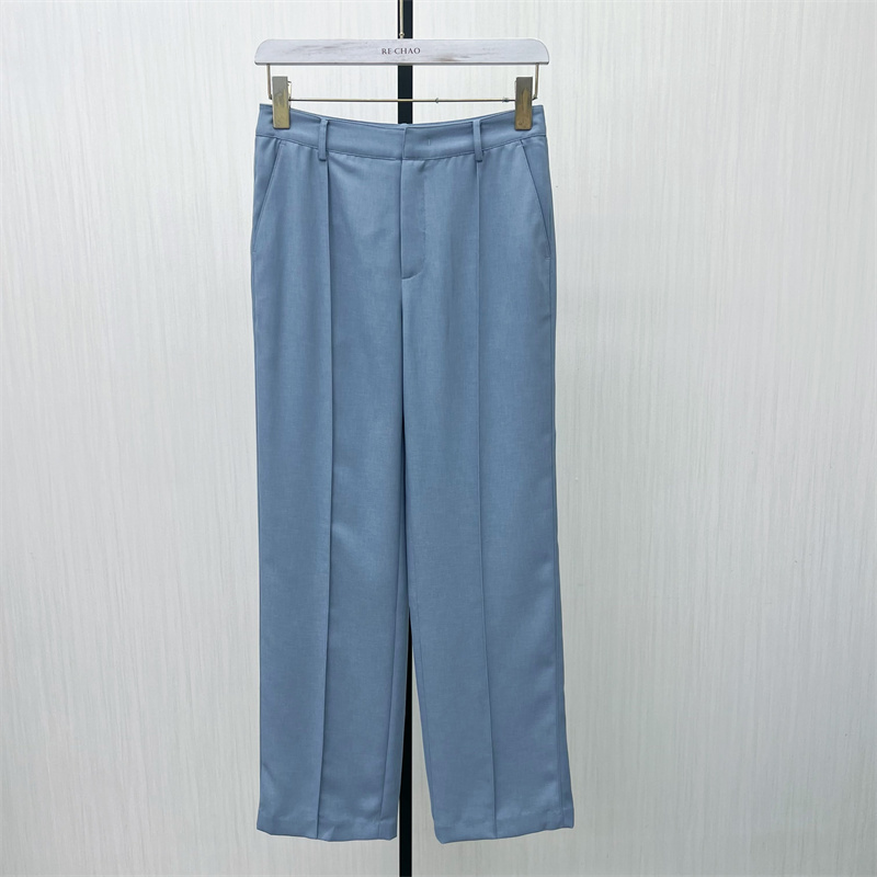 KA●2025秋季新品 西装长裤女高腰显瘦直筒通勤百搭休闲裤子2241