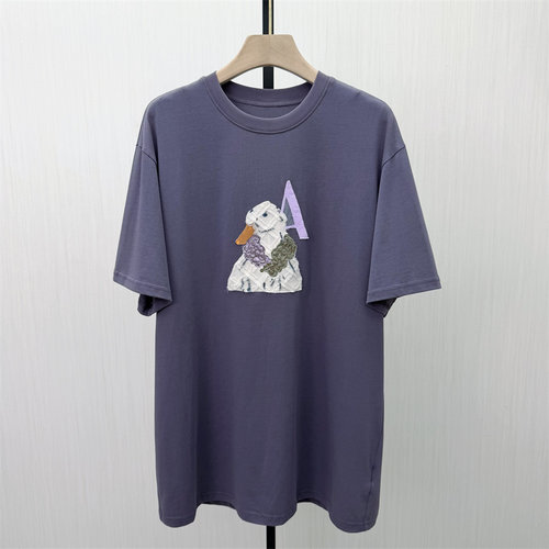 fei●2026夏季新品 短袖t恤女中长款宽松休闲百搭慵懒风上衣6065