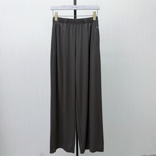 S●2026夏季新品 休闲直筒长裤女松紧腰显瘦宽松百搭阔腿裤723