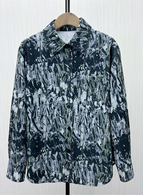 司●2025冬季新品 慵懒风长袖衬衫女休闲宽松百搭中长款上衣0100