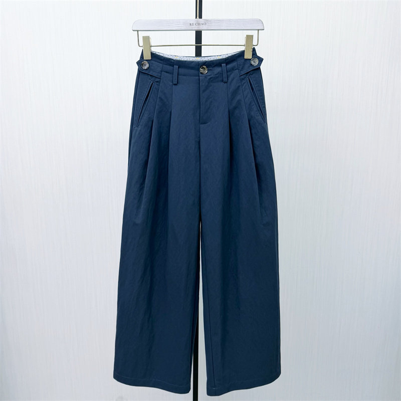 C●2026春季新品 阔腿裤女高腰显瘦休闲宽松百搭直筒长裤5013