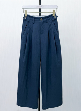 C●2026春季新品 阔腿裤女高腰显瘦休闲宽松百搭直筒长裤5013