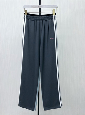 fei●2025春季新品 休闲直筒卫裤女高腰显瘦宽松阔腿百搭长裤5160