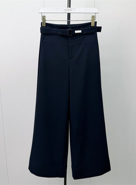 迪●2026秋季新品 西装阔腿裤女高腰显瘦直筒通勤气质长裤6668