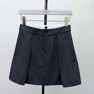 小个子半身裙女设计感小众休闲工装 新品 a字短裙773 2026夏季