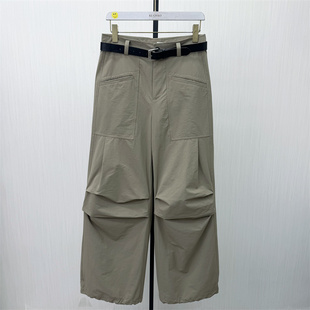 女高腰显瘦宽松休闲百搭直筒长裤 香 2750 阔腿裤 工装 2026春季 新