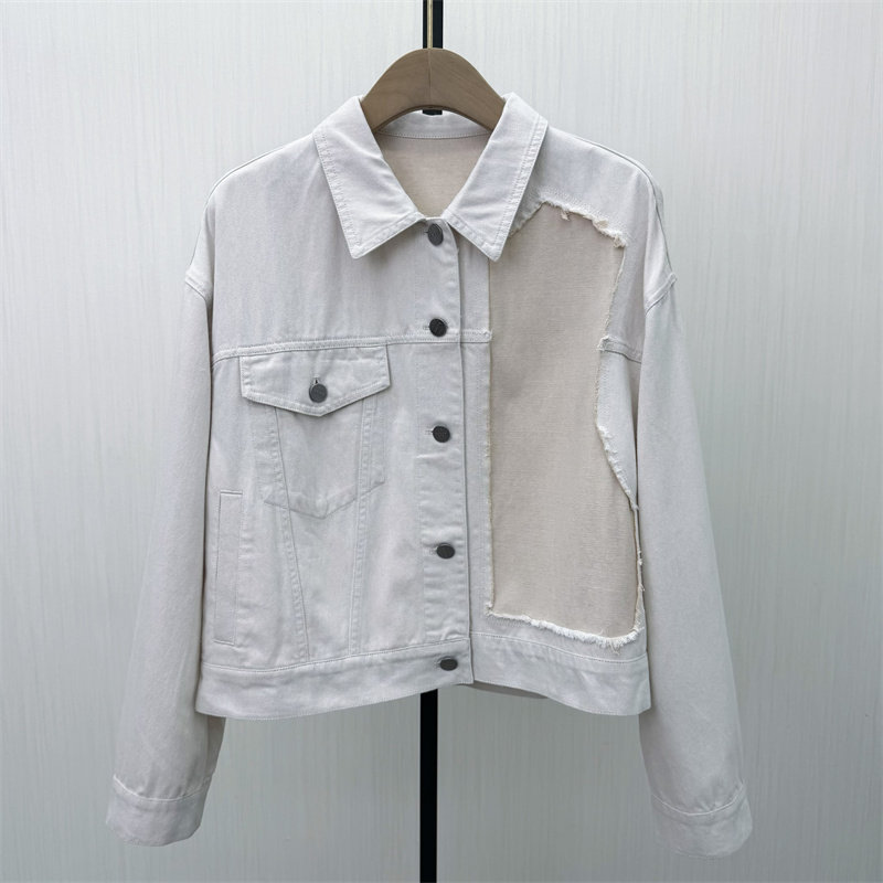 fei●2026春季新品 牛仔外套女时尚休闲通勤宽松百搭短款夹克5185,女装/女士精品,短外套,淘宝优惠券,粉丝福利购,淘宝优惠卷