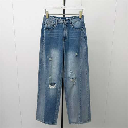 S●2026秋季新品 阔腿牛仔裤女高腰显瘦宽松通勤百搭休闲长裤152