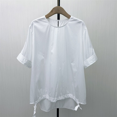 S●2026夏季新品 短袖衬衫女简约松弛感宽松百搭显瘦薄款上衣167
