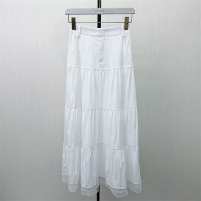 KA●2026夏季新品 蕾丝花边半身裙女清新气质显瘦长裙蛋糕裙8061