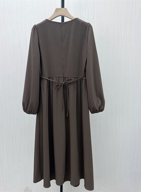 片●2025秋季新品 法式连衣裙女气质显瘦小清新长袖a字茶歇裙2095