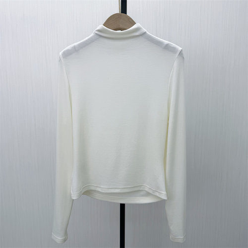 fei●2026春季新品 高领打底衫女修身显瘦长袖T恤打底T恤上衣5228