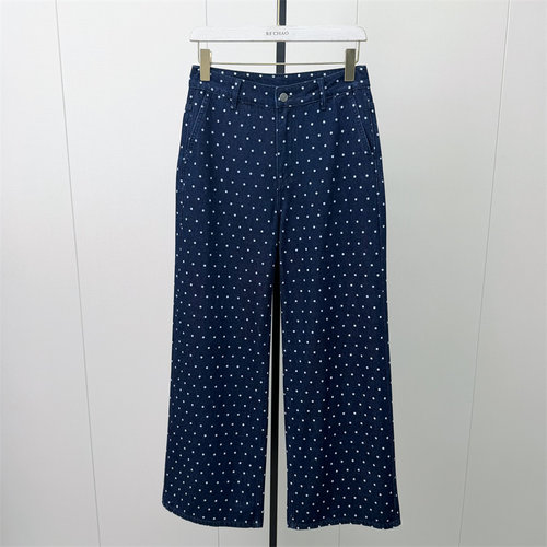 fei●2026秋季新品 阔腿牛仔裤女高腰显瘦宽松百搭休闲长裤7082