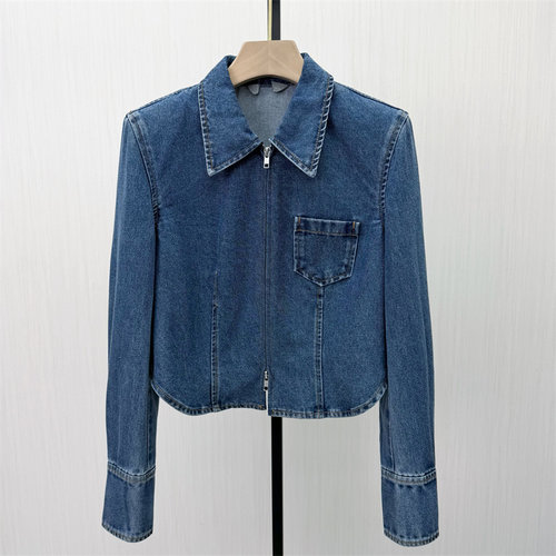 彩●2026春季新品 牛仔外套女时尚休闲通勤宽松百搭短款夹克332