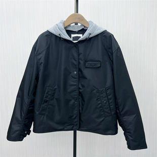 短款 新品 连帽羽绒服女设计感加厚夹克保暖外套8253 2025冬季 fei