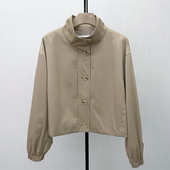 工装 fei 风衣外套女宽松休闲百搭短款 新品 夹克5240 2026春季