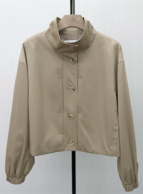 fei●2026春季新品 风衣外套女宽松休闲百搭短款工装夹克5240