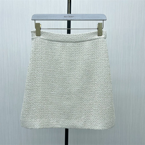 良月●2025秋季新品 粗花呢半身裙女高腰显瘦气质包臀a字短裙8001