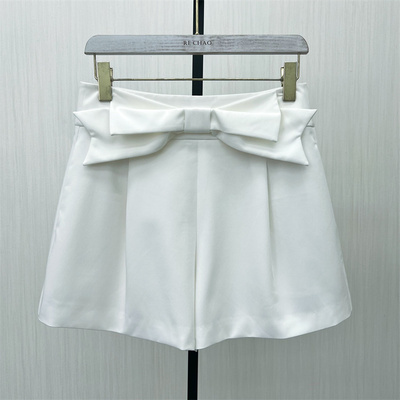 乂●2025夏季新品 西装短裤女高腰显瘦宽松休闲薄款a字阔腿裤0332