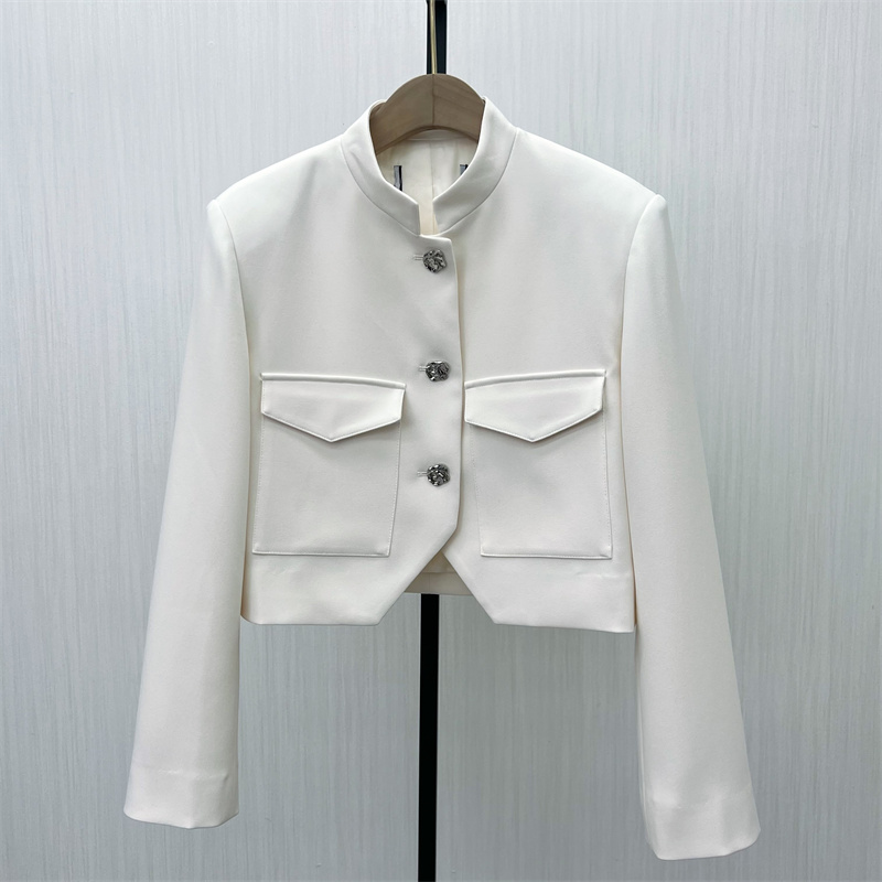 S●2025秋季新品 西装外套女气质通勤设计感高腰短款西服上衣621