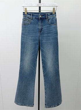 S●2026秋季新品 微喇紧身牛仔裤女高腰显瘦修身长裤铅笔裤660
