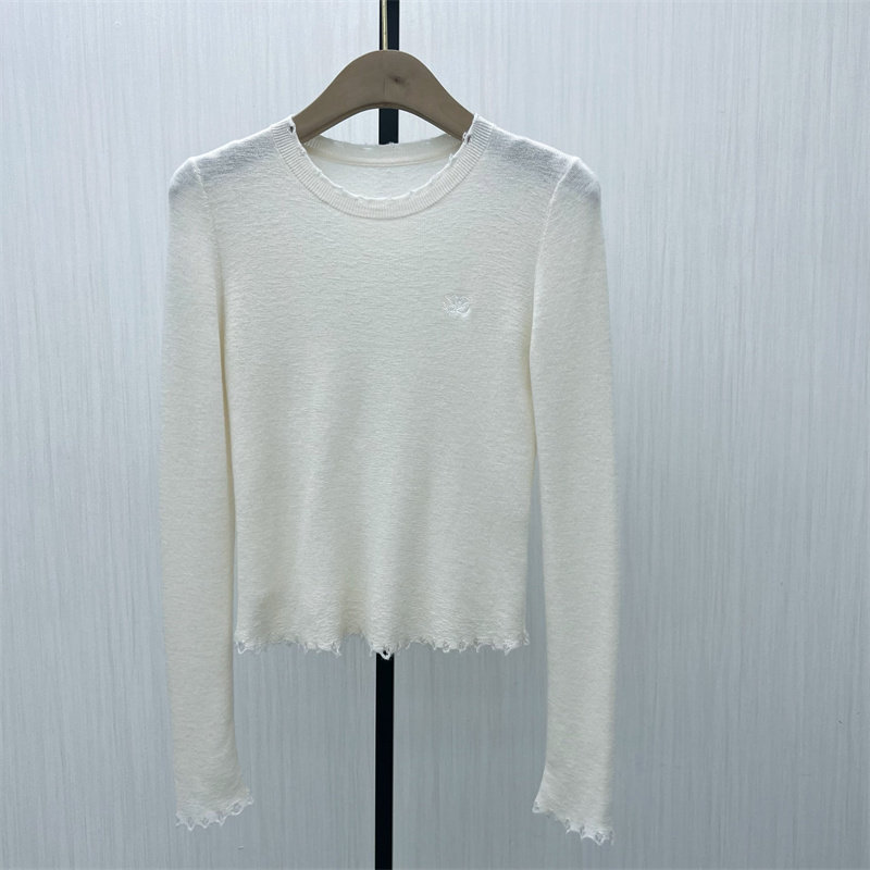 S●2025冬季新品 绵羊毛针织衫女宽松通勤百搭显瘦打底衫上衣786