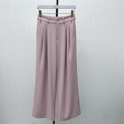 KA●2025秋季新品 西装阔腿裤女宽松休闲百搭显瘦直筒长裤子0032