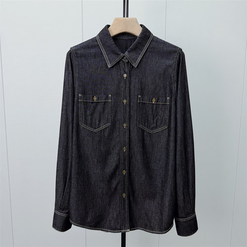 S●2026冬季新品 牛仔衬衫女宽松休闲通勤日常百搭长袖上衣772