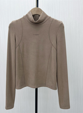 S●2025冬季新品 高领打底衫女修身显瘦百搭长袖T恤打底上衣513