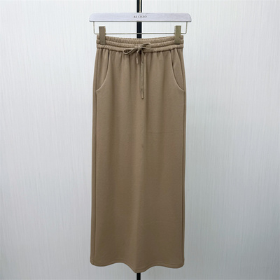 C●2026春季新品 休闲半身裙女松紧腰显瘦直筒长款百搭卫裙6223